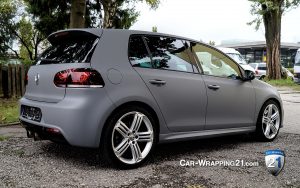 VW Golf gti Folie grau matt