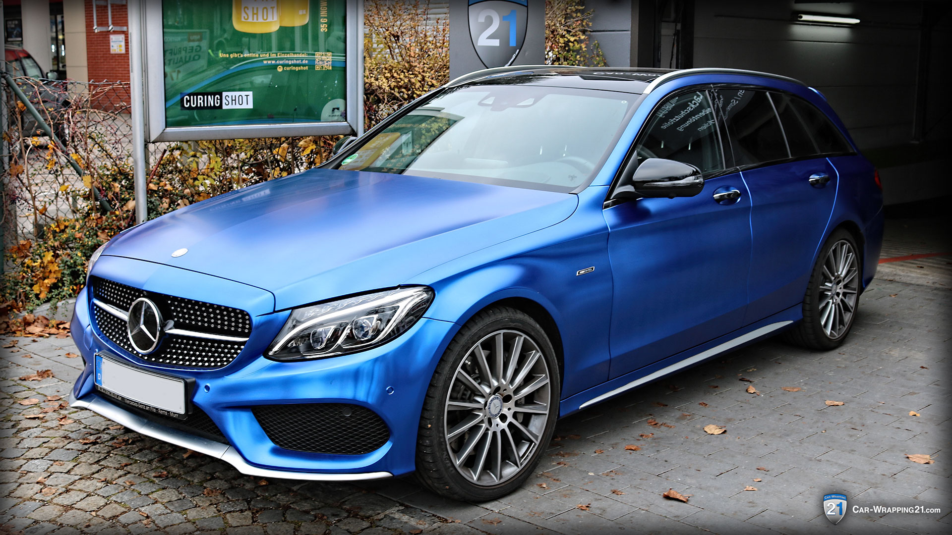 Vollgarage Mikrokontur® Blau für Mercedes E-Klasse (W211)